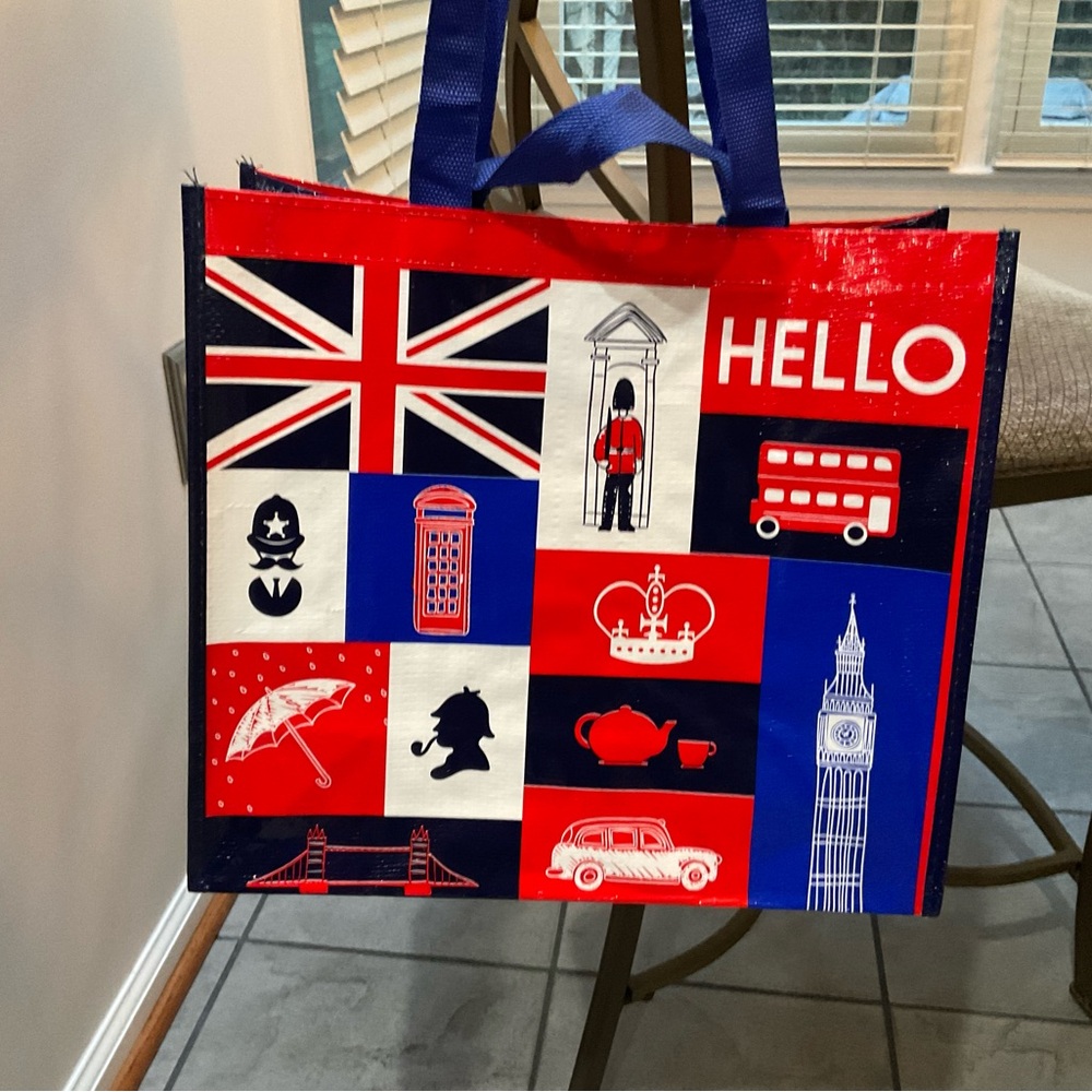 London British Icon Print Tote Bag NWT